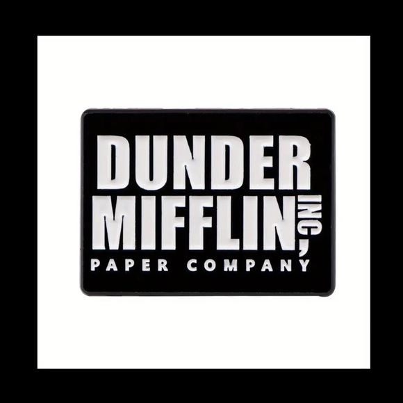 Dunder Mifflin Inc Paper Company Enamel Pen The Office Fanny Pack Pin Backpack - Picture 5 of 9